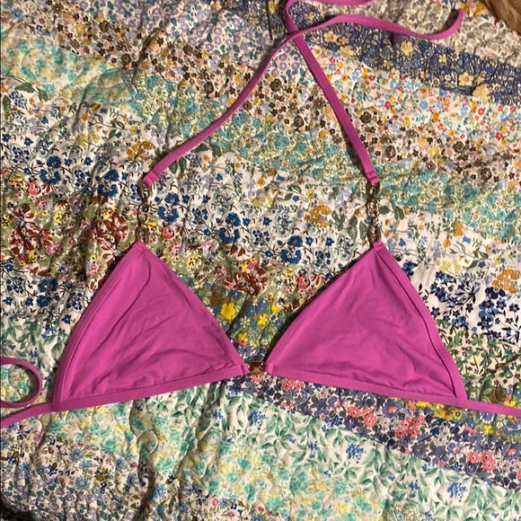 Pink Triangle Bikini Top - Picture 1 of 3
